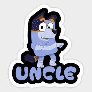 blueys uncle Sticker